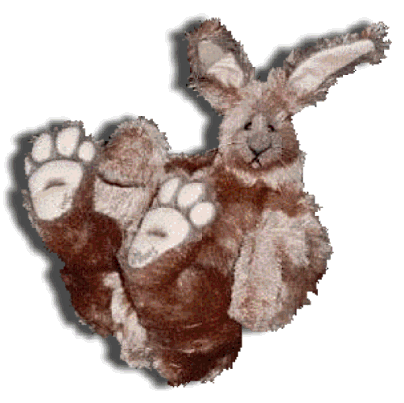 Randy - Mohair Teddy Bear, rabbit, bunny Handmade by Artist Denise Purrington