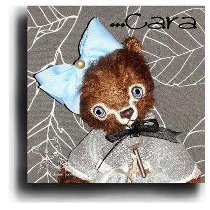 Cara by Award Winning One Of A Kind Handmade Mohair Teddy Bear Artist Denise Purrington of Out of The Forest Bears