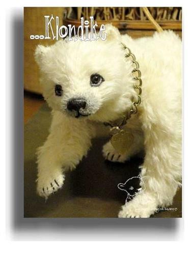 Klondike by Award Winning One Of A Kind Handmade Mohair Teddy Bear Artist Denise Purrington of Out of The Forest Bears