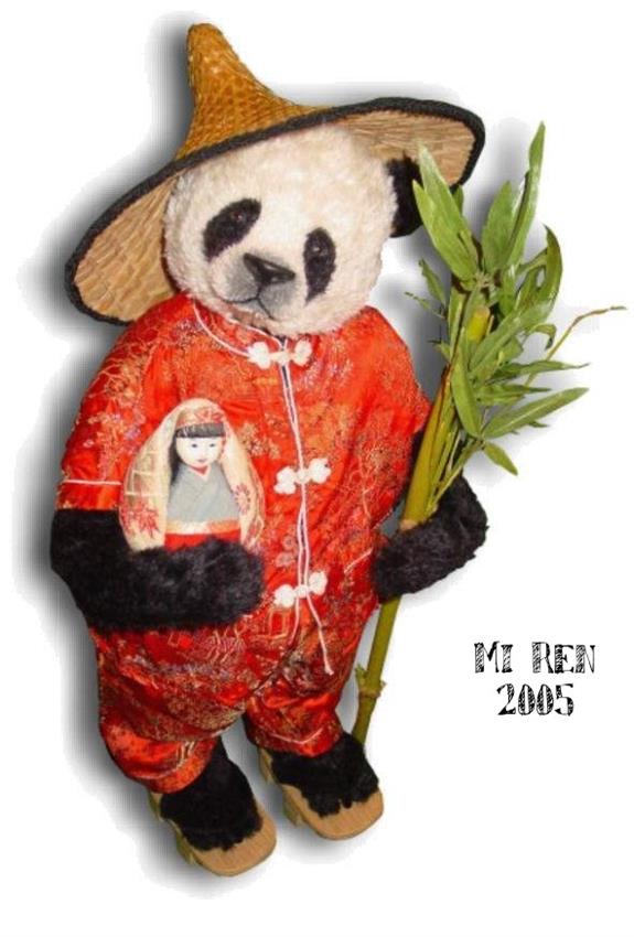 Teddy Bear and Friends 2005 TOBY Industry’s Choice Award Winners Mi Ren by Hand Made Teddy Bear Artist Denise Purrington